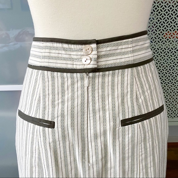 Vintage Nanette Lepore Checker Stripe Skirt - Picture 5 of 11